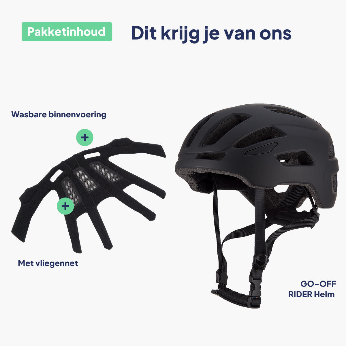 Casque de vélo GO-OFF RIDER - Taille M 7/7