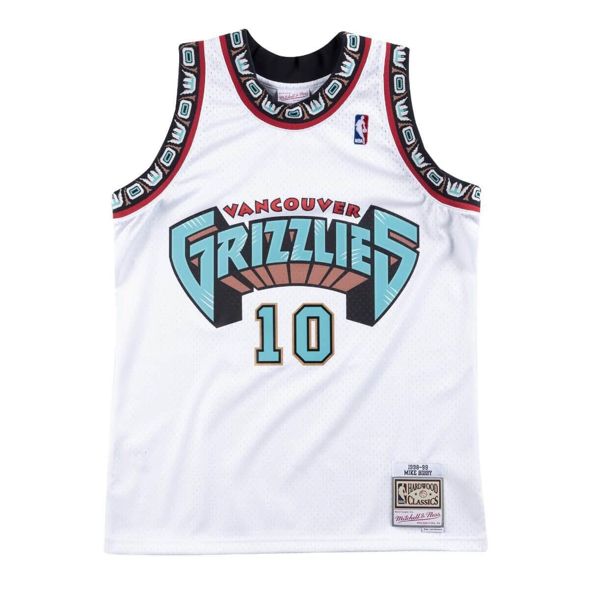 Mitchell & Ness - Maillot Nba Vancouver Grizzlies Mike Bibby - Sous Maillot Sans Manche - Blanc - Decathlon