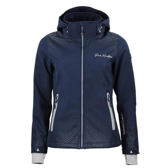 Damen Fleece-Zip-Hoodie Peak Mountain Softshell