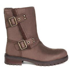 Bottes UGG Niels en Cuir Naturel pour Femme ZLN 0578