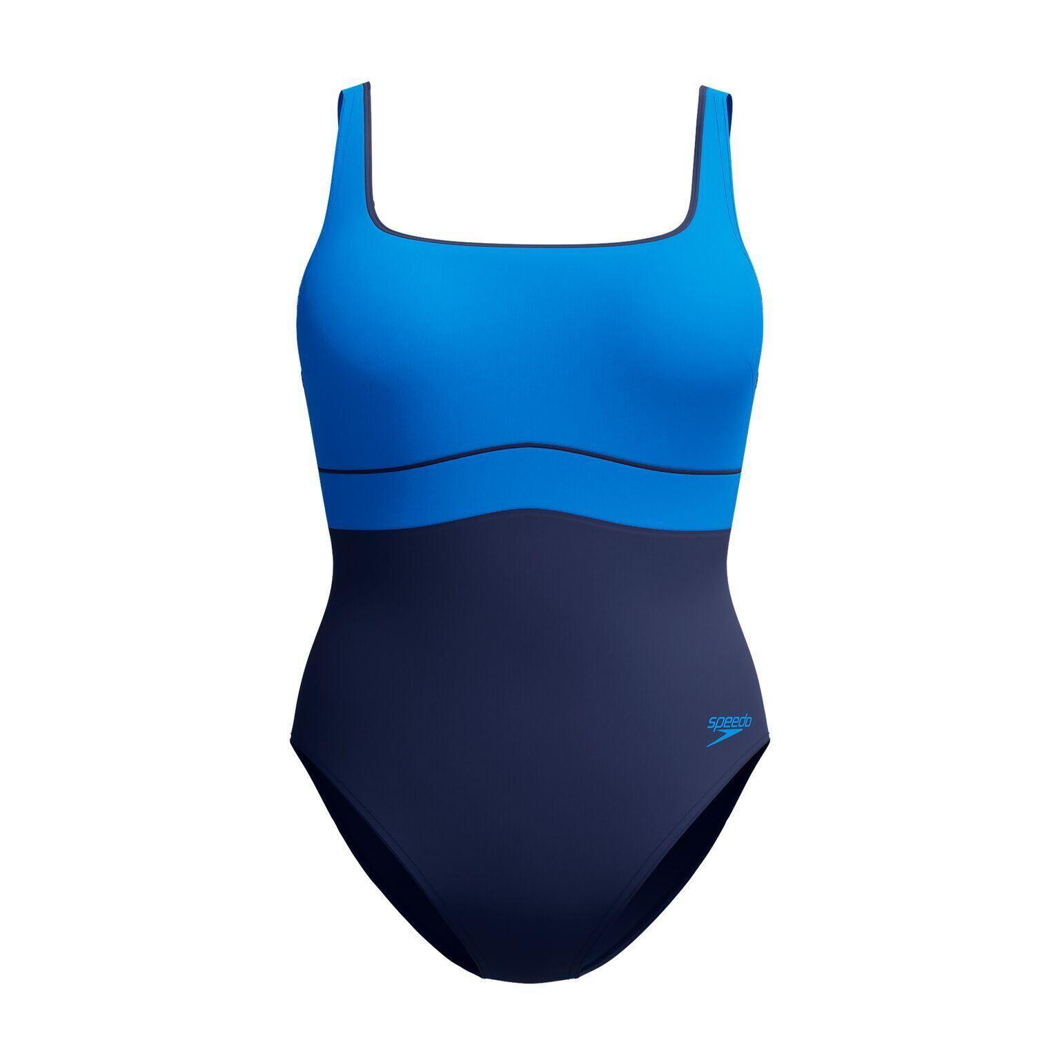 Speedo Contourlustre Printed baddräkt - BLACK/MAGENTA - Köp online hos