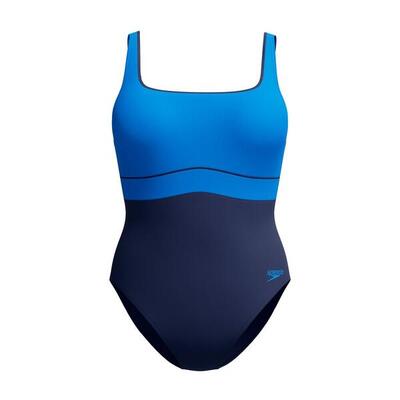 Speedo badpak eco enduraflex new contour eclipse navy/blauw