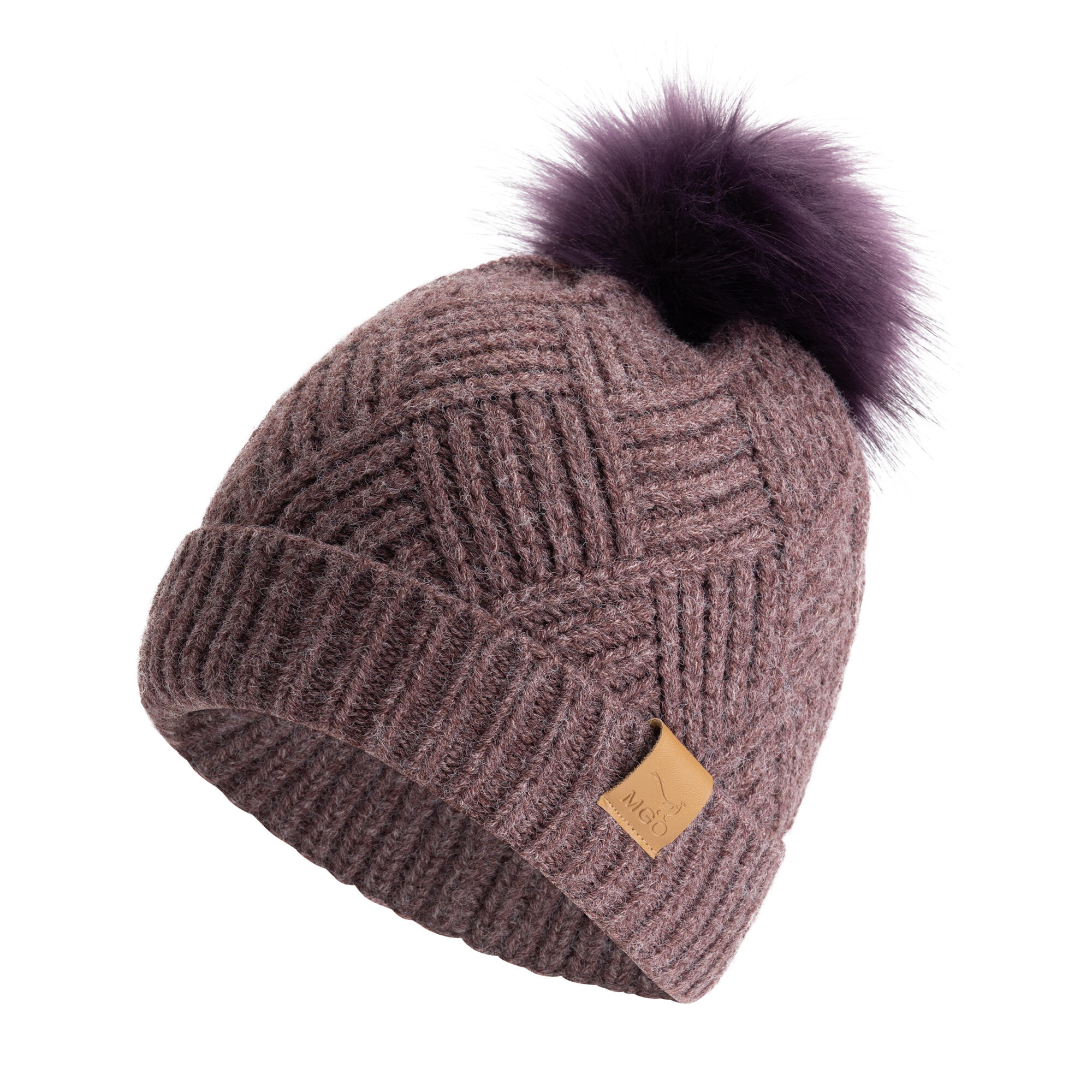 Darcie Dames - Beanie - Paars 2/4