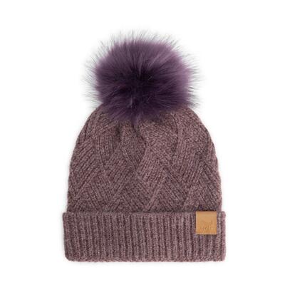 Darcie dames - beanie - paars
