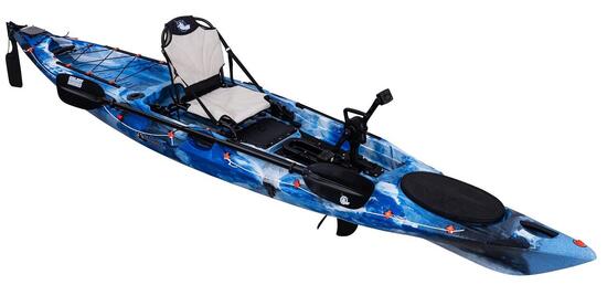 Alboran FX3 - Élu kayak de pêche de l'année 2025. A stepper, pédalier ou moteur.