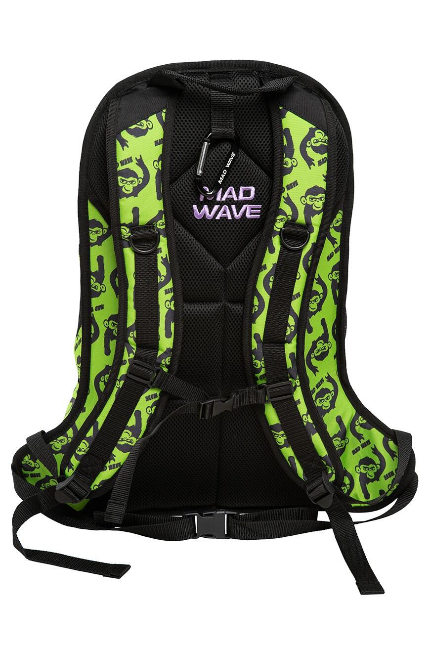 Mochila para natação LANE IMPRESSA Macacos Lima 2/4