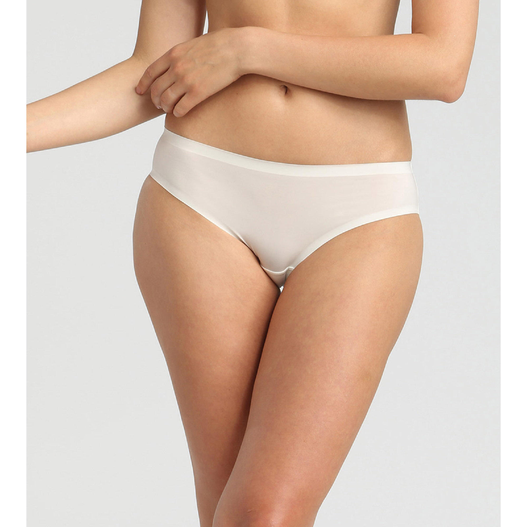 Dim - Culotte En Microfibre Femme Invisifree - Culotte - Blanc - 40 M - Decathlon