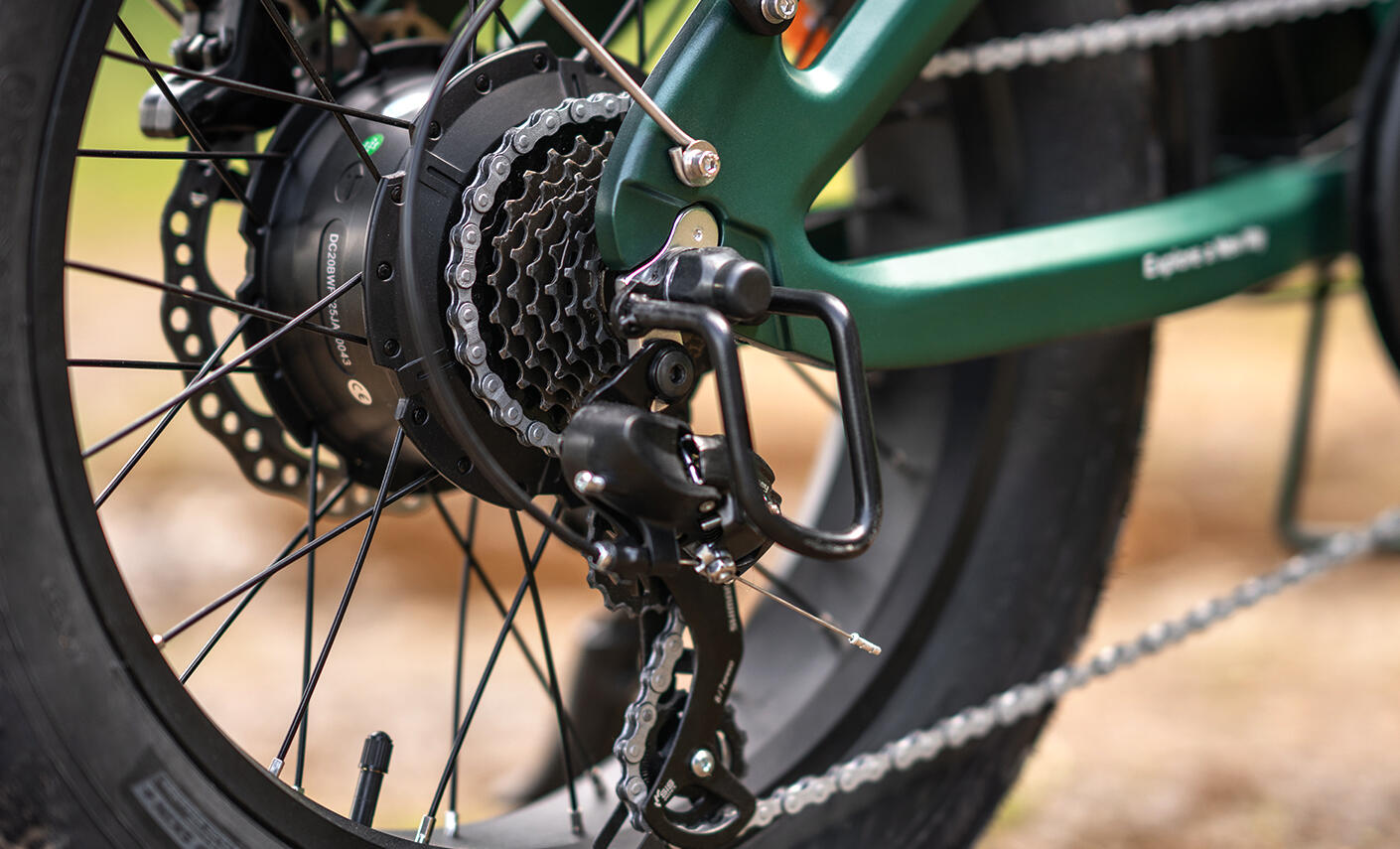 EP-2 3.0 Boost 2025 edition foldable fat bike, full suspension, 250W motor power 5/7