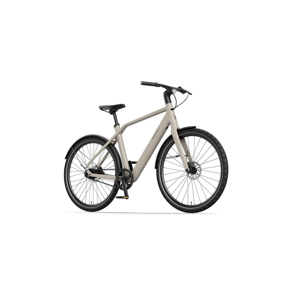 Rower elektryczny miejski – Ultralekki Carbon – N1 PRO – Pustynny Szary