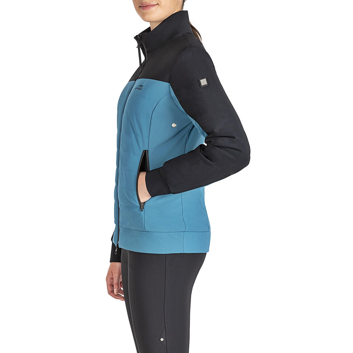 Veste équitation softshell Equiline Nabel Teal 5/5