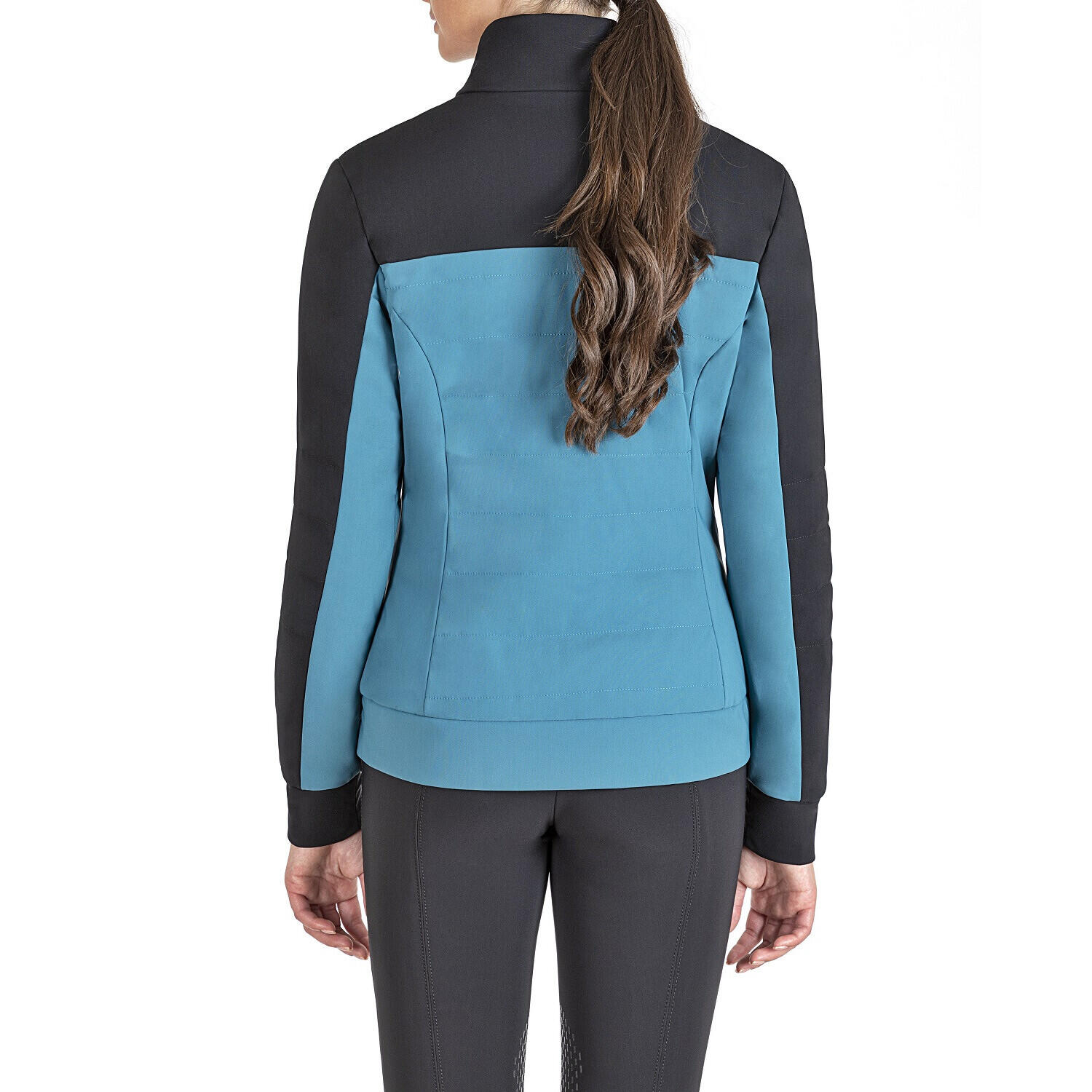 Veste équitation softshell Equiline Nabel Teal 4/5