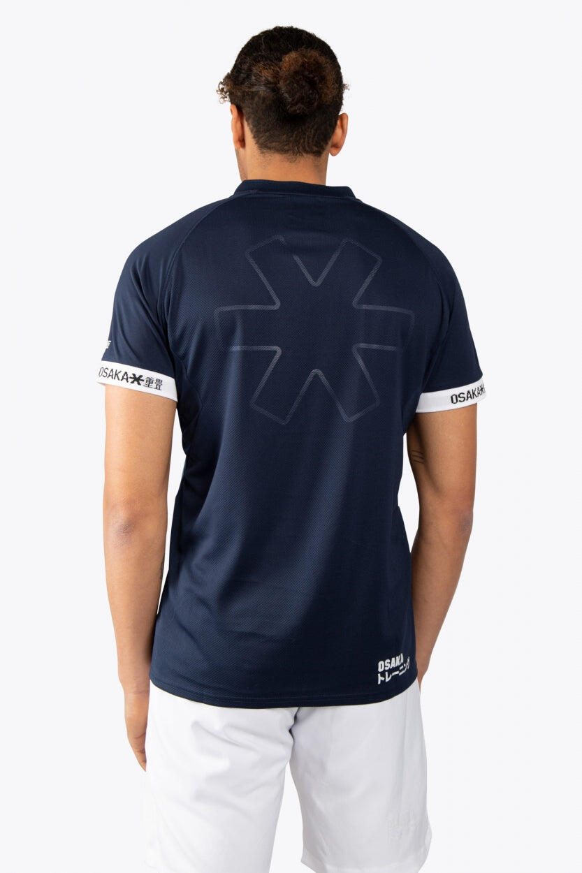 Osaka herenshirt | Marine 3/6