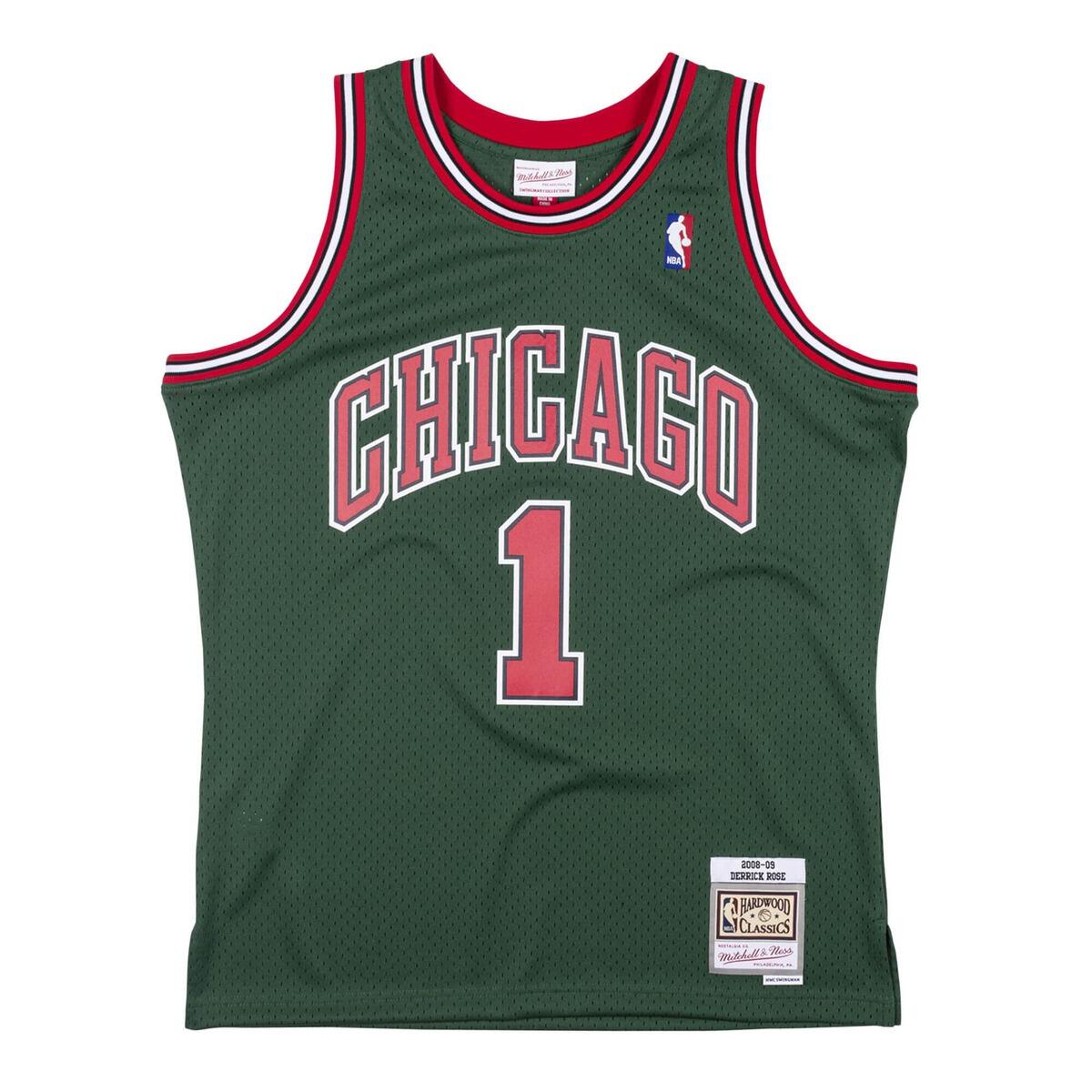 Mitchell & Ness - Maillot Nba Chicago Bulls Derrick Rose - Sous Maillot Sans Manche - Vert - Decathlon