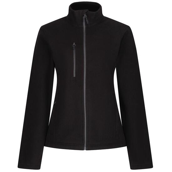 Honestly Made" Fleecejacke, recycelt für Damen Schwarz