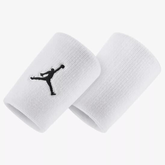 Polsino Per Sudore Misura Confezione 2 Nike Jordan Jumpman Bianco