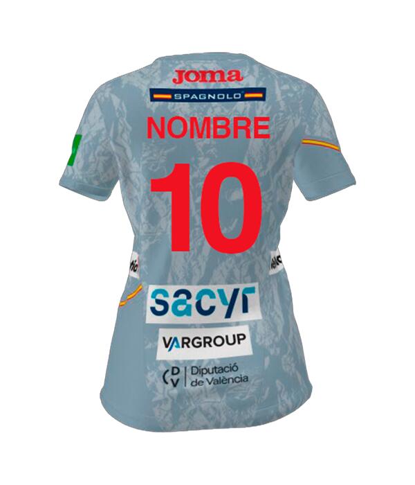 Camiseta Joma España Balonmano Femenino Blanca 2025 2/4