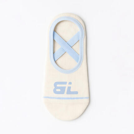 Chaussette courte Pilates Om pour femmes Black Limba