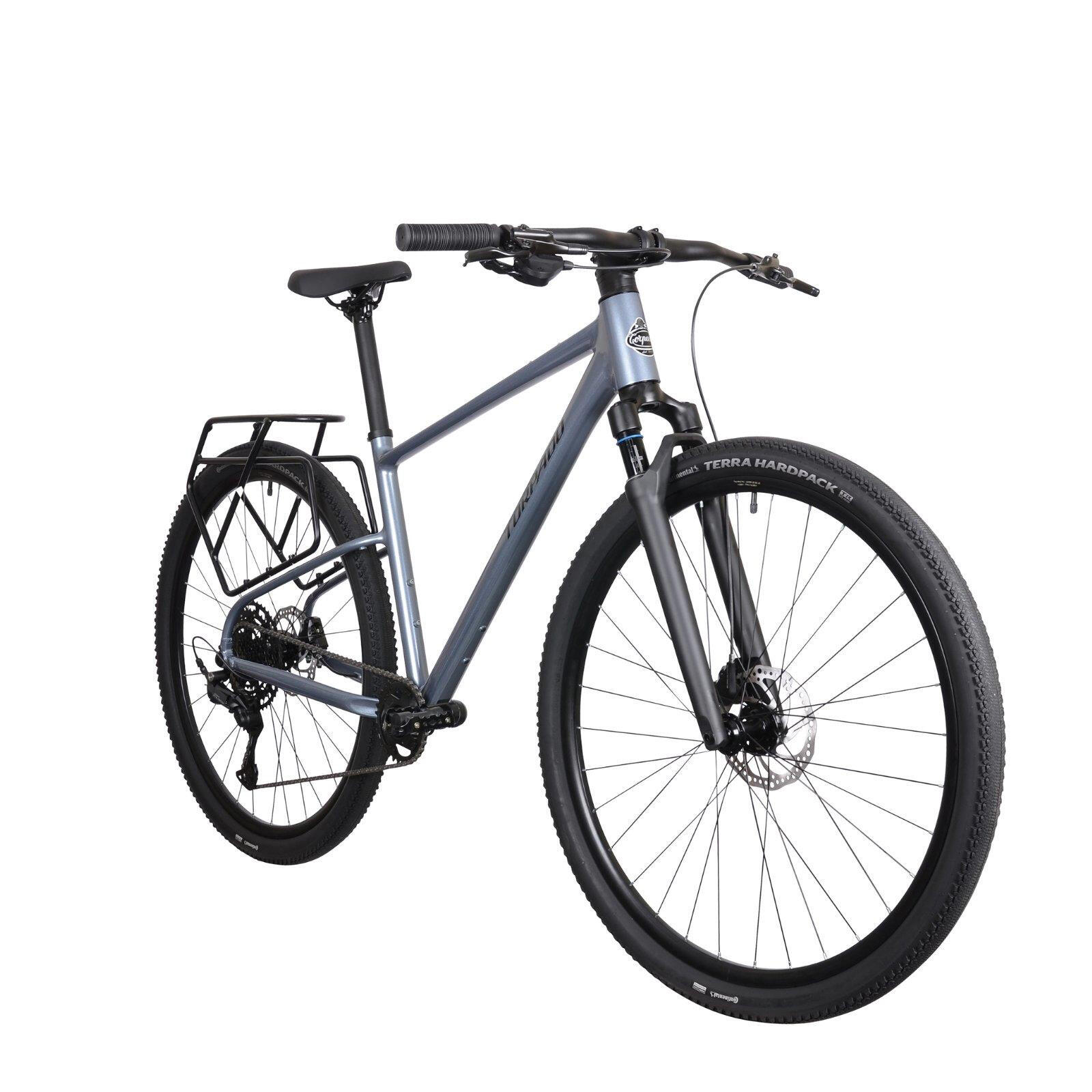 Rower gravel flatbar PRYDON VOYAGER 45 szary 2/7