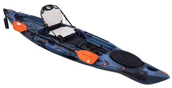 Alboran FX3 - Élu kayak de pêche de l'année 2025. A stepper, pédalier ou moteur.