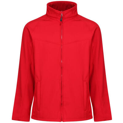 Regatta heren uproar softshell windbestendige fleece vest (rood)