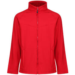 Heren Uproar Softshell Windbestendige Fleece Vest (Rood/Grijs)