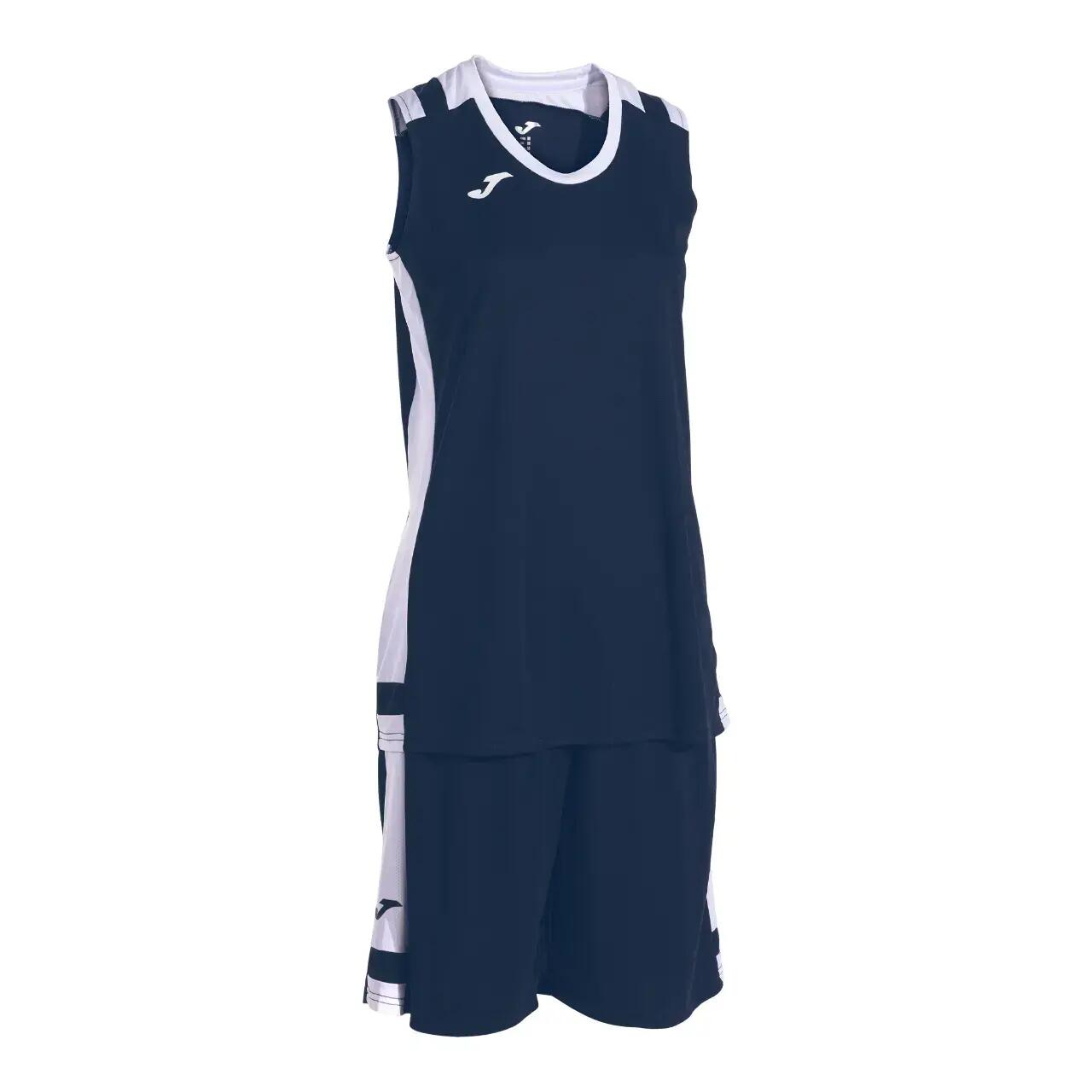 Completo maglietta a collo rotondo e pantaloni corti per ragazza Joma Lider 1/1