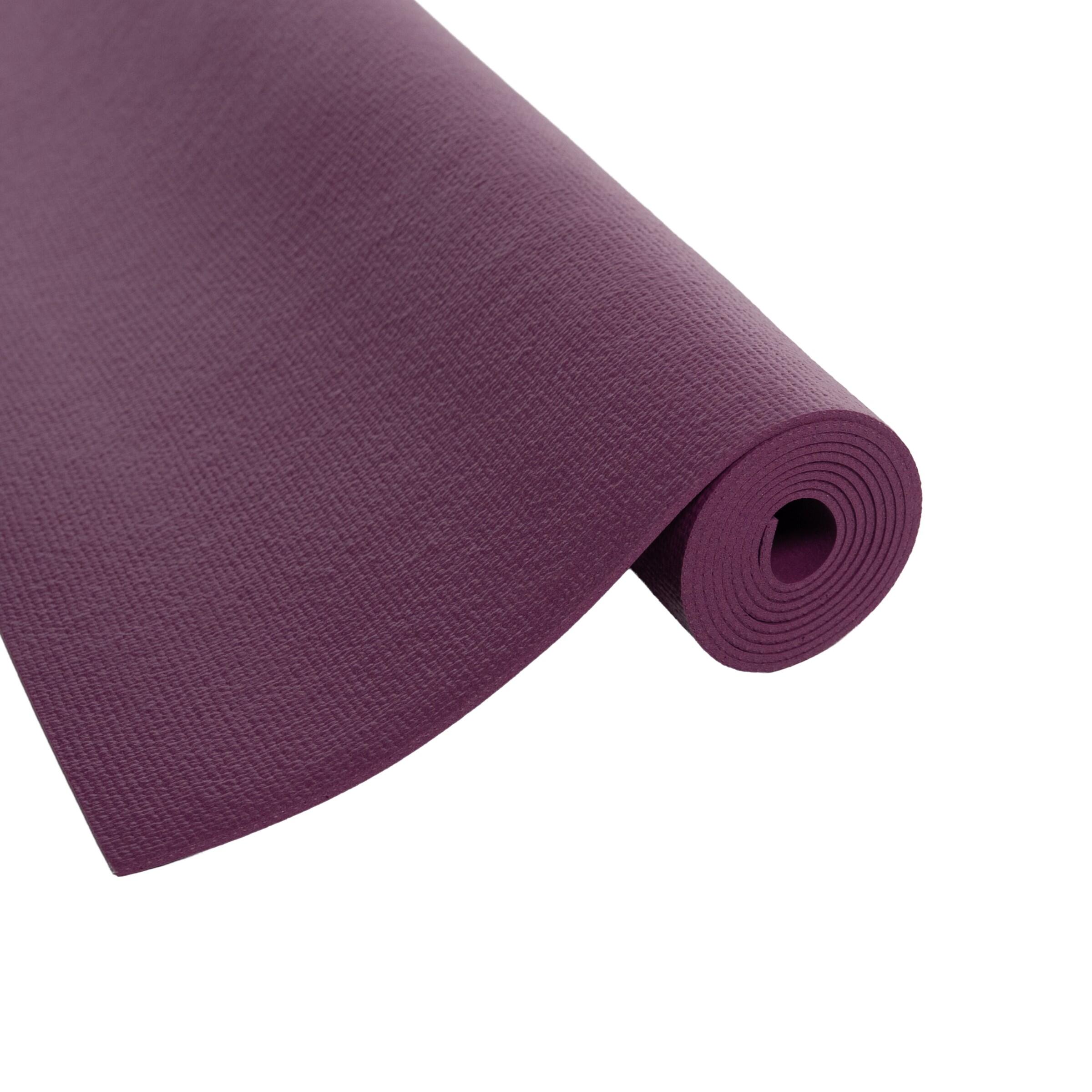 Couverture/serviette De Yoga Antidérapante – Polyester 183x63cm – Violette – Plage, Pique-nique, Méditation