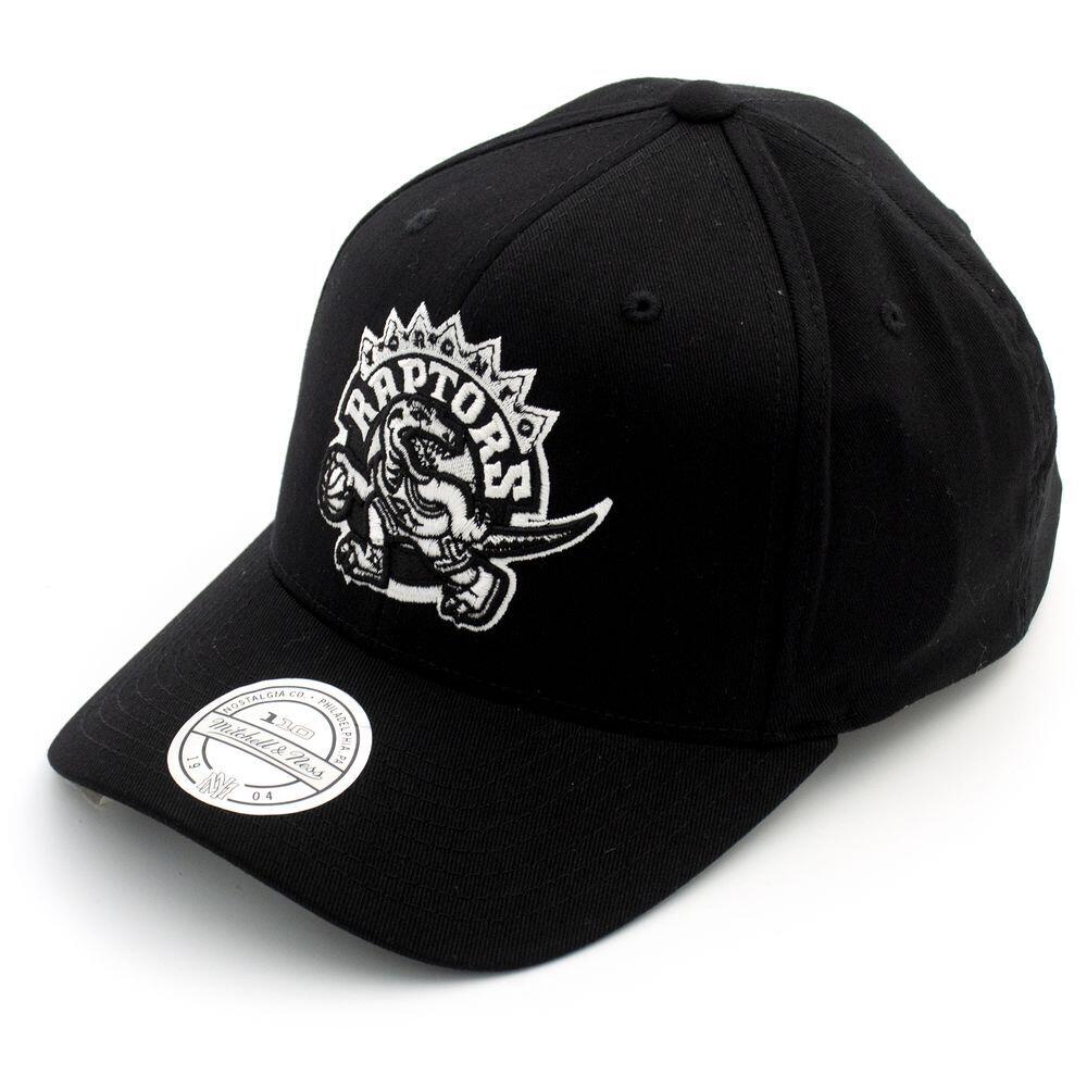 MITCHELL & NESS Cappellino 6 pannelli Toronto Raptors NBA B&W Logo 110