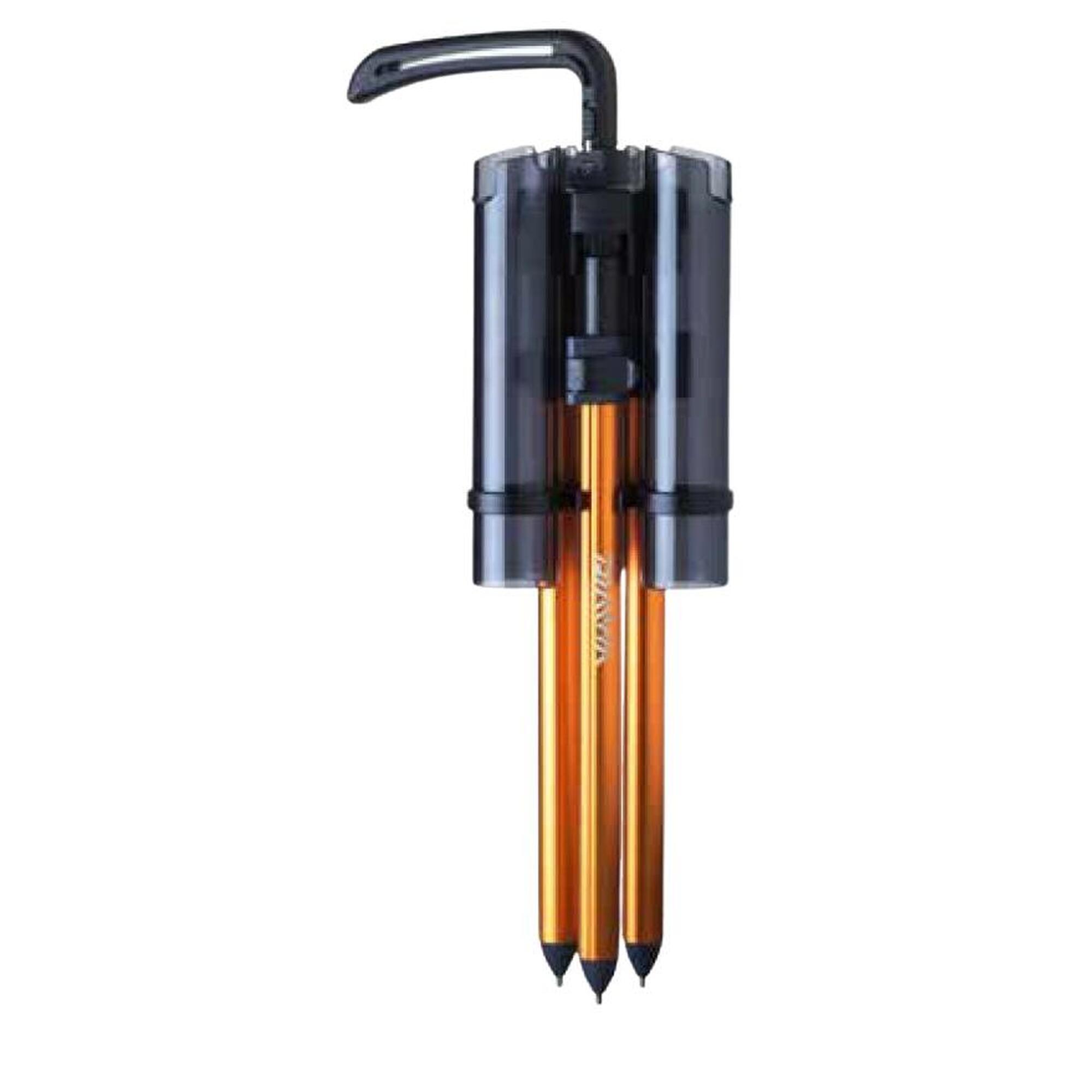Suport telescopic pentru 3 lansete Daiwa Presso Iprimi, orange, 39-62 cm