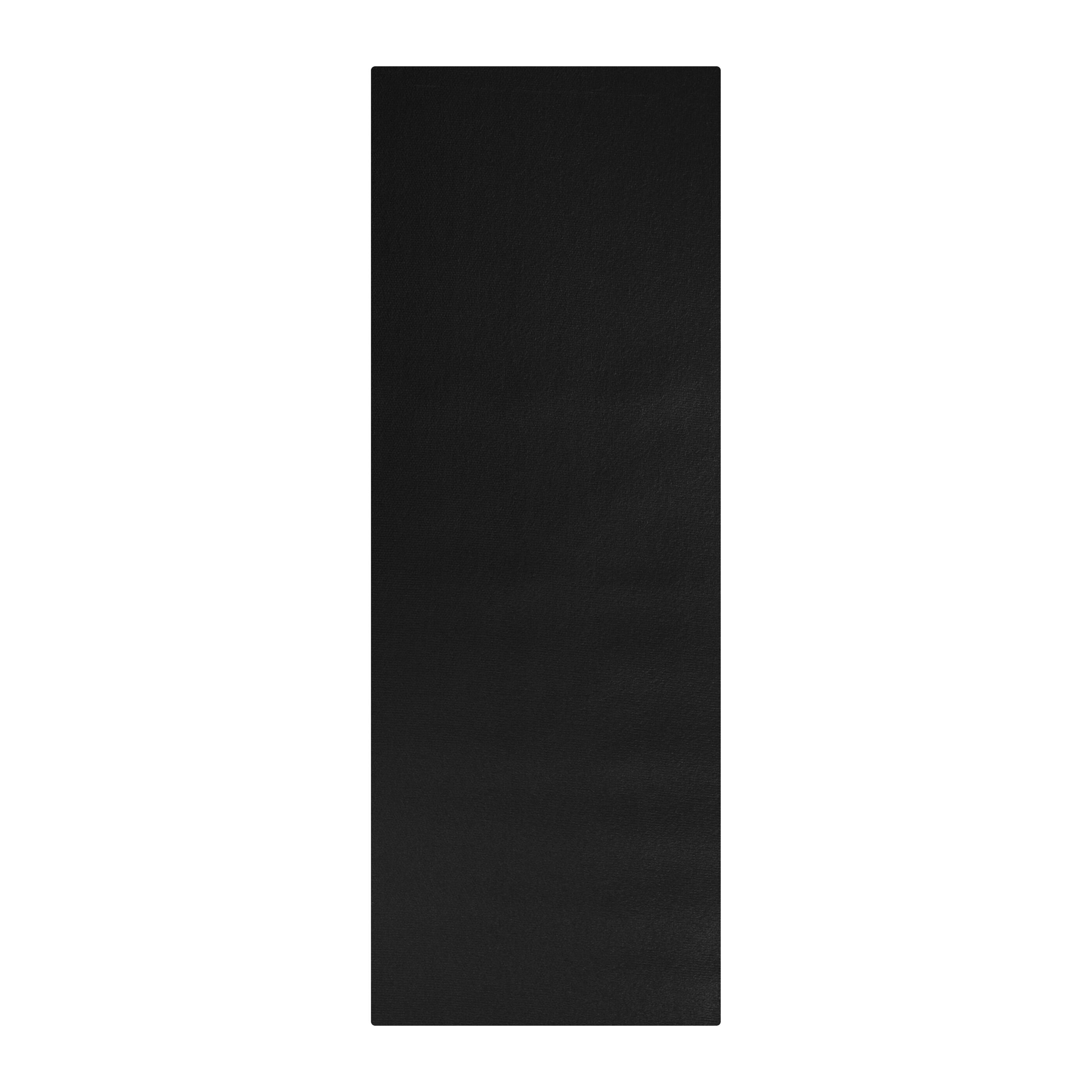 Mata do ćwiczeń antypoślizgowa OMM YOGA Czarna 4,5mm Joga Fitness