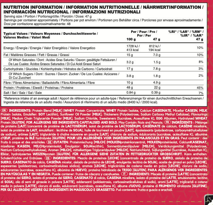 Protéine multi-sources - Syntha-6® - Cheesecake New Yorkais à la Vanille 2260g 3/3