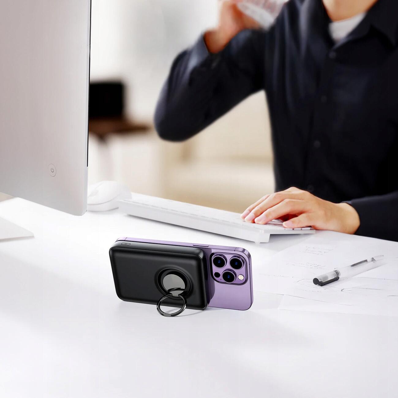 Powerbanka Joyroom JR-W050 10000mAh 20W MagSafe s integrovaným stojánkem 5/7