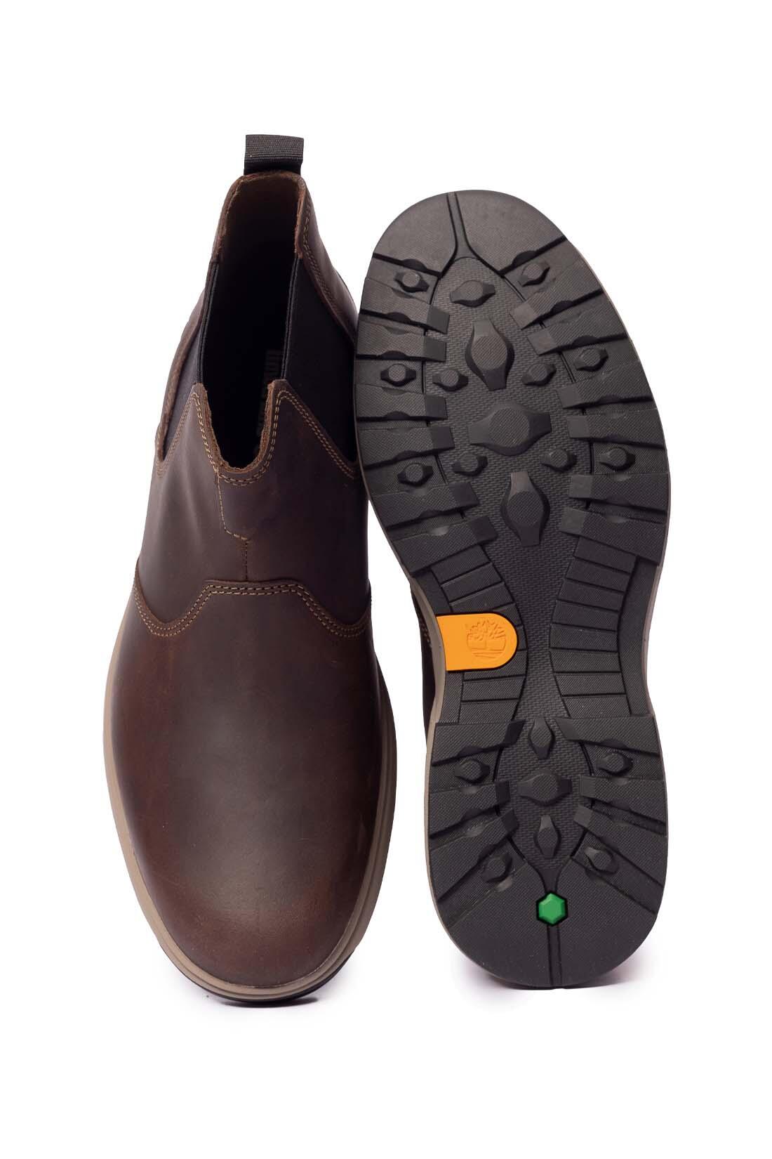 Botas - Casual - Homem - Impermeáveis, pele plena flor - Atwells Ave - Castanho 5/5