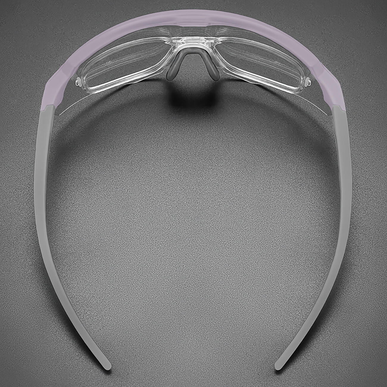 Rockbros Polarisierte Fahrradbrille UV-Schutz mit Korrektureinsatz - Lila 3/6