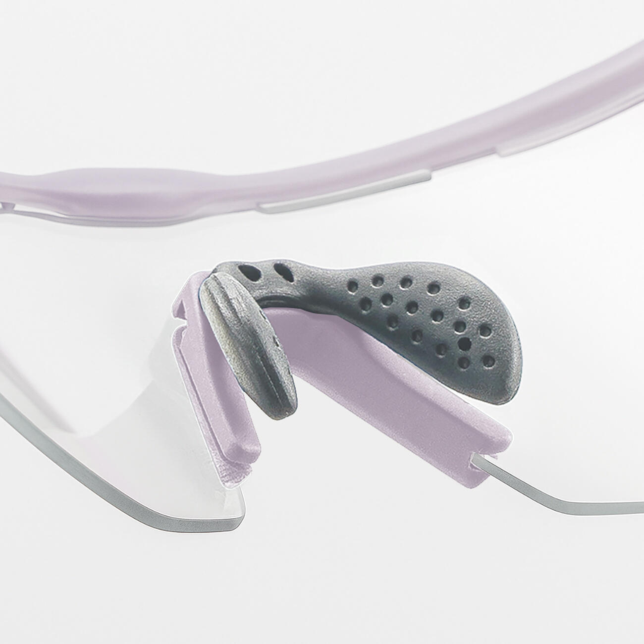 Rockbros Polarisierte Fahrradbrille UV-Schutz mit Korrektureinsatz - Lila 2/6