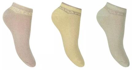 Fila 3er-Pack Sneaker-Socken Damen No-Show 39-42