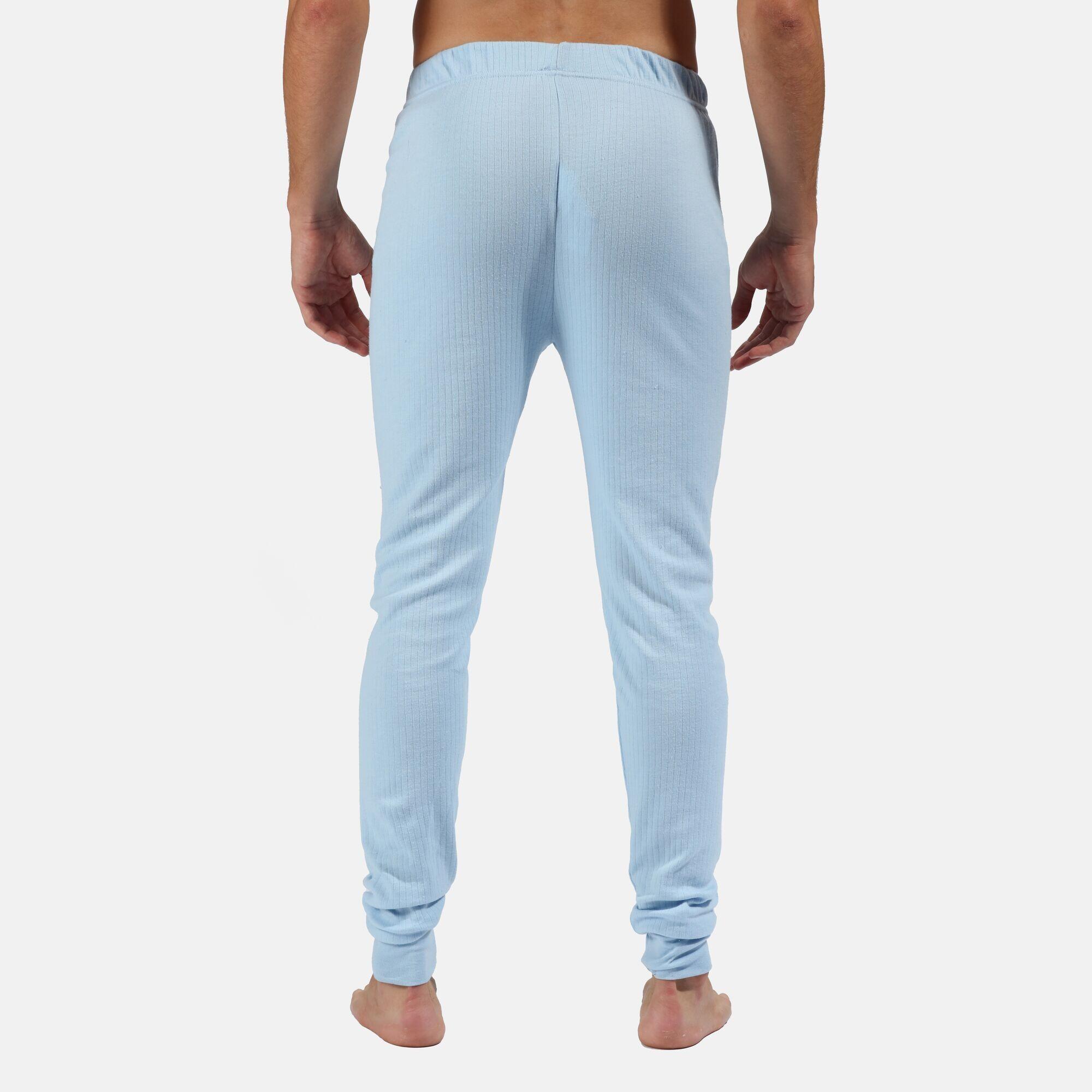 Mens Thermal Underwear Long Johns (Blue) 4/5