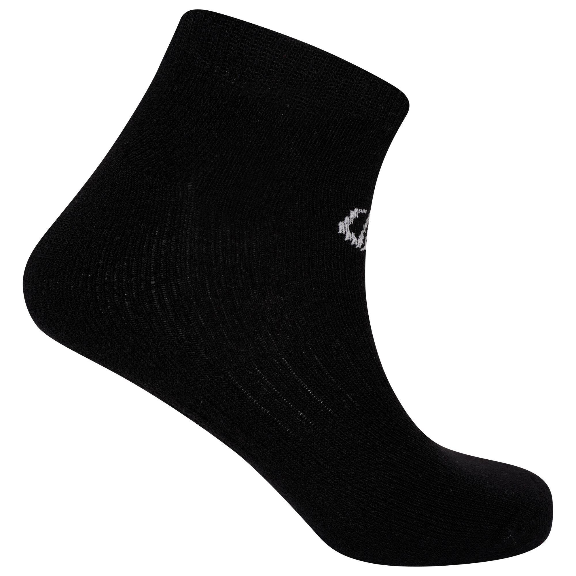 Unisex Adult Essentials Ankle Socks (Pack of 2) (Black) 2/4