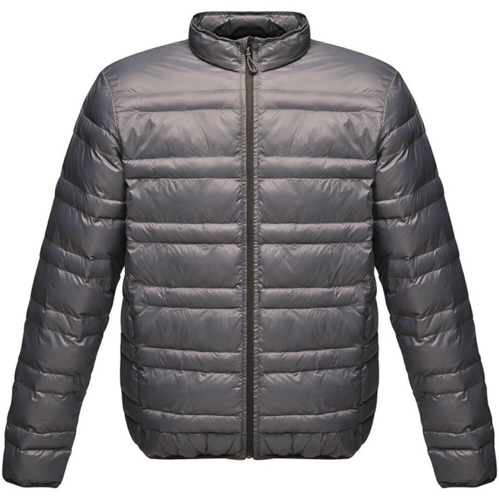 Professional Mens Firedown Insulated Jacket (Seal Grey/Black) 1/5