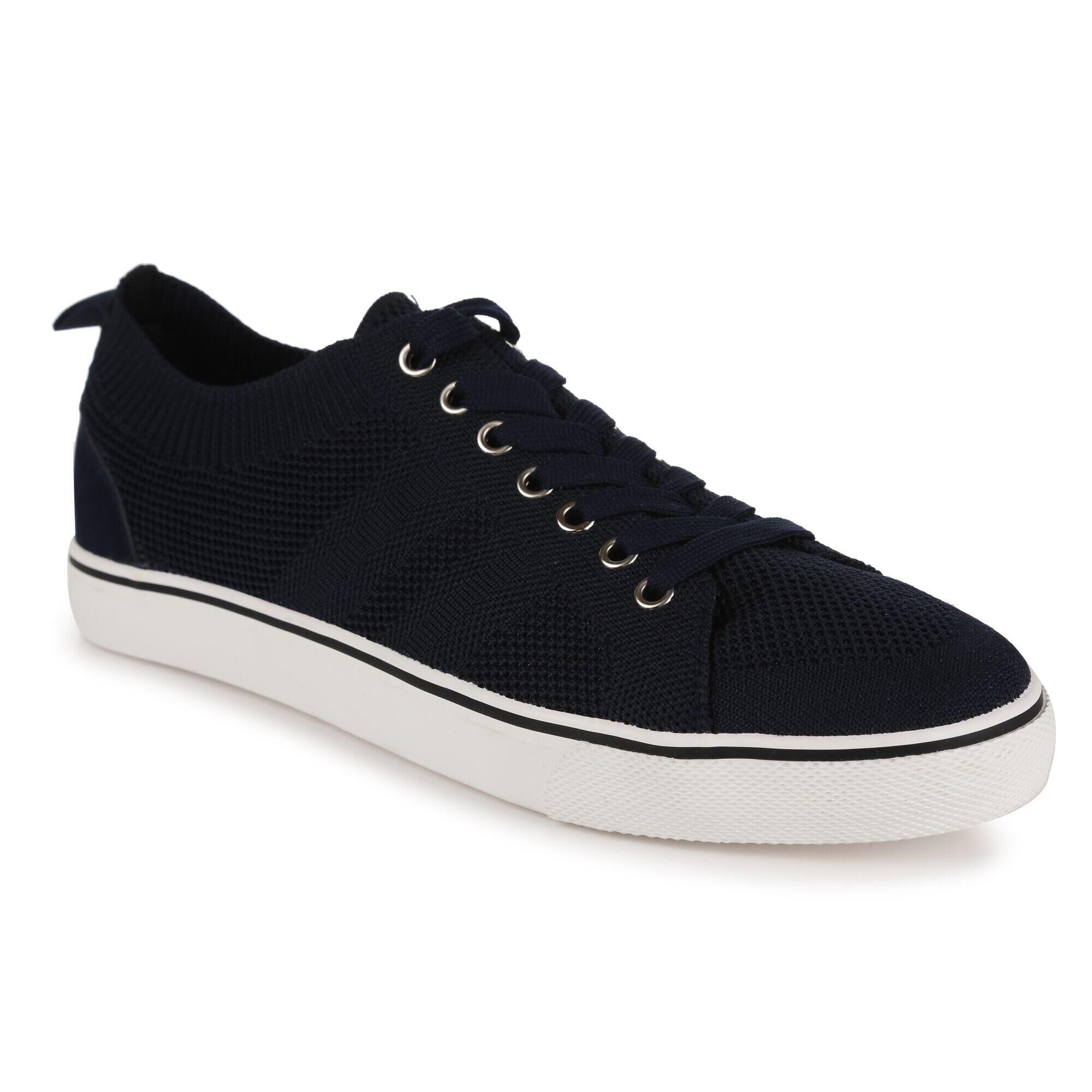 REGATTA Great Outdoors Mens Knitted Trainers (Navy)