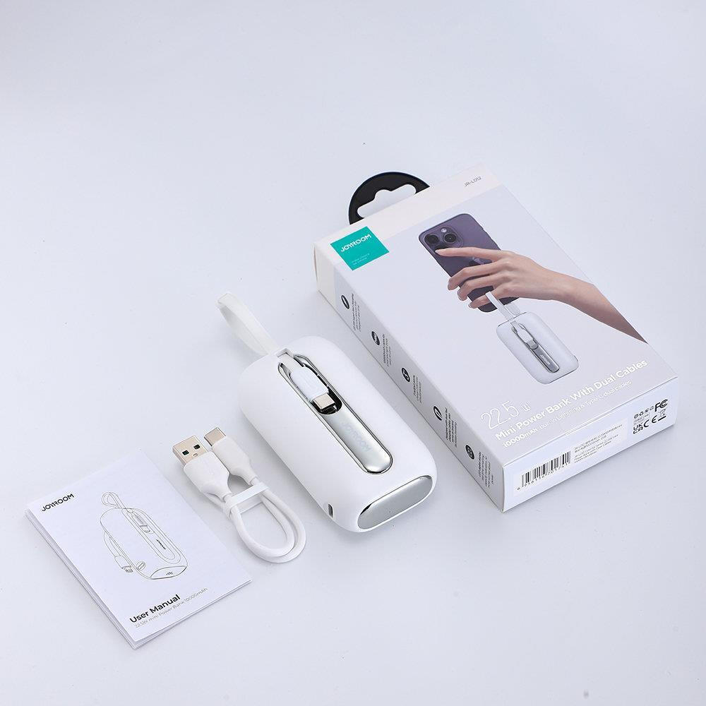 Joyroom Mini-Powerbank 10000 mAh Powerbank 22,5 W USB-C-Kabel Lightning 3/7