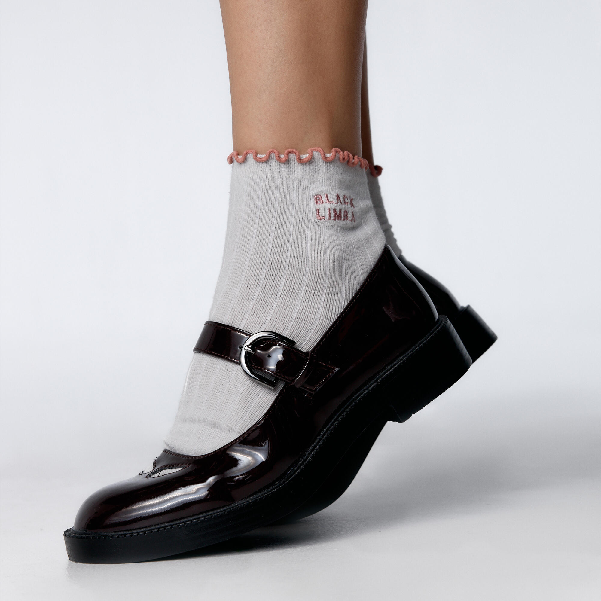 Chaussette moyenne Lance  pour femmes Black Limba 3/4