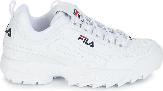 FILA Disruptor II Mujer Blanco Navy Rojo