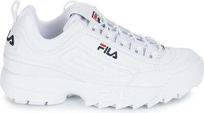 Fila Disruptor II Mujer White Navy Red