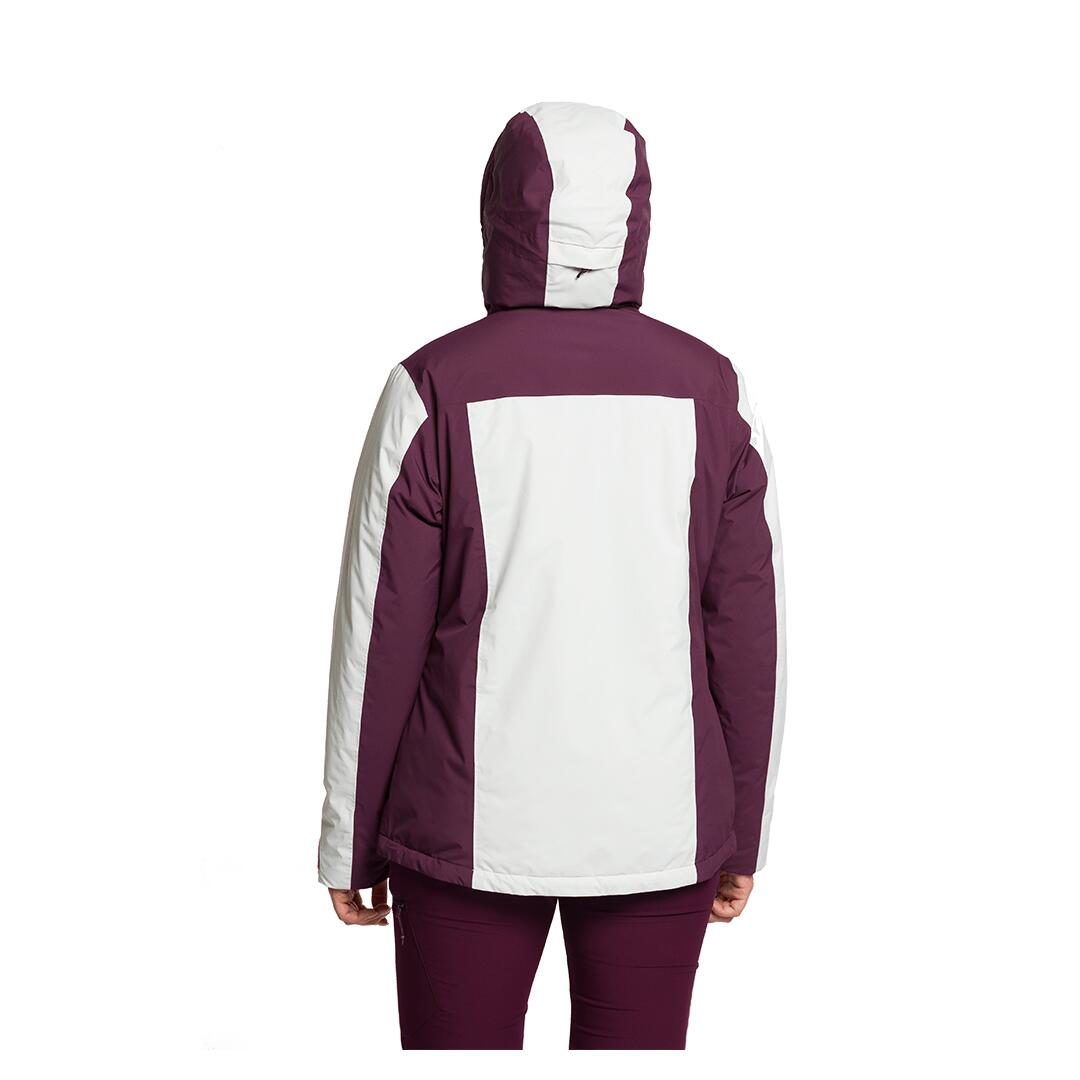 Chaqueta para Mujer Trangoworld Gawler termic Morado/Blanco/Marrón Impermeable 6/7