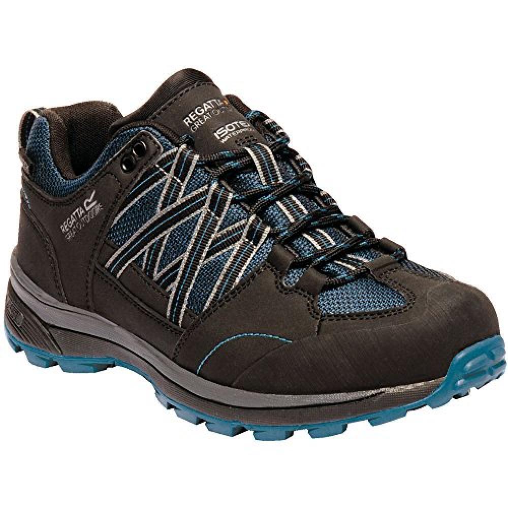 Womens/Ladies Samaris Low II Hiking Boots (Moroccan Blue/Black) 1/4