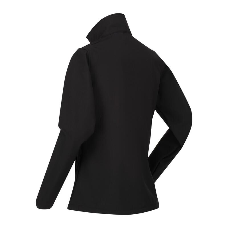 "Connie V" Jacke für Wandern Damen Schwarz