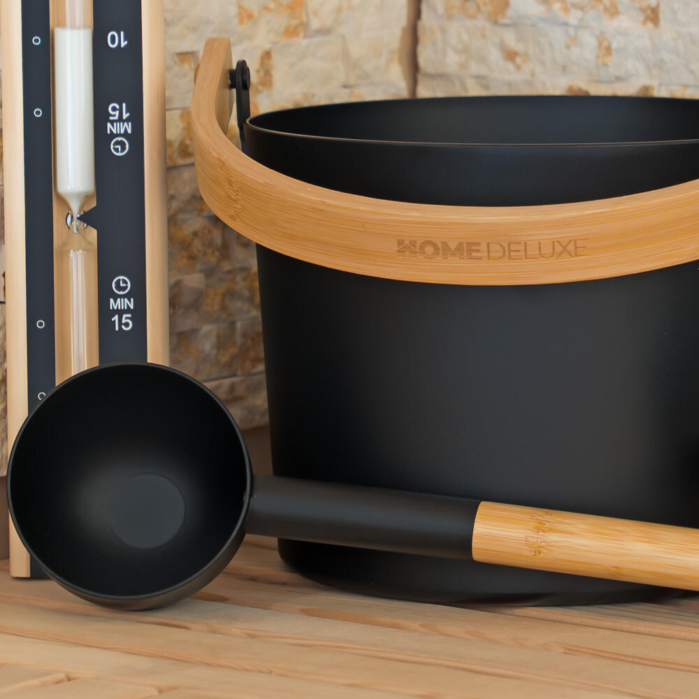 Accessoires pour sauna – Modèle LUVIA Noir 3/7