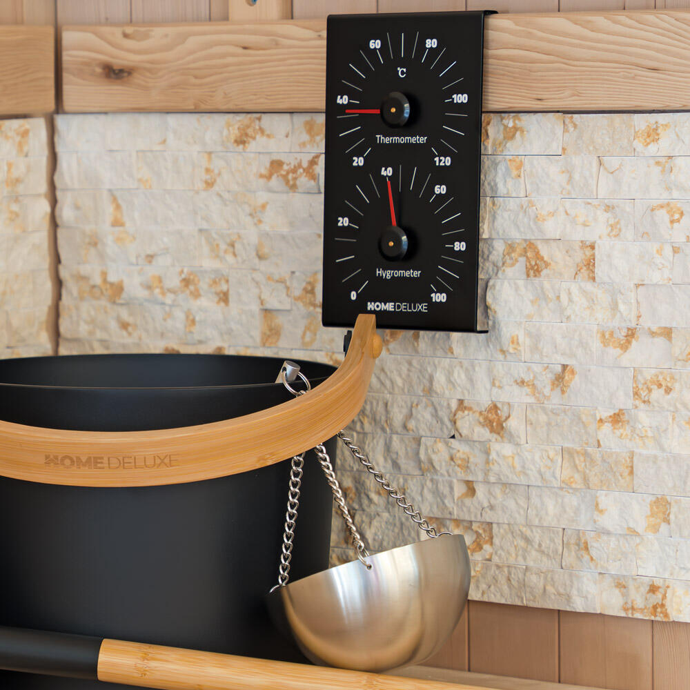 Accessoires pour sauna – Modèle LUVIA Noir 4/7