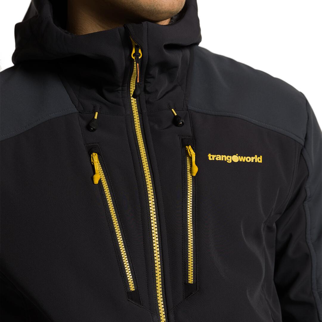Cortaviento para Hombre Trangoworld Norwich v02 Negro/Gris 6/6